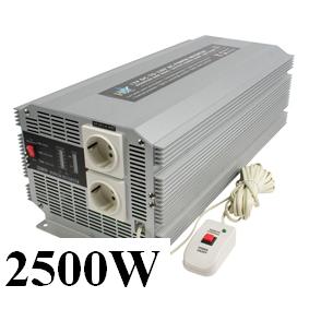 Omvormer 12V / 24V 2500W